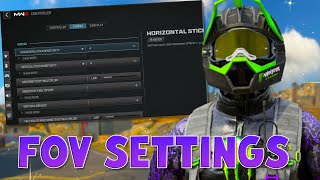 The BEST WARZONE 3 FOV SETTINGS on CONSOLE 🔥 XBOXPS4PS5 [upl. by Thrift]