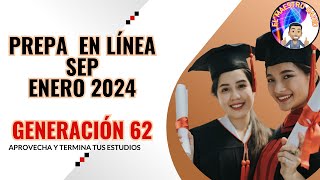 👨🏾‍💻 Convocatoria Prepa en Linea SEP 👩🏻‍🎓 ENERO 2024 [upl. by Anhpad]