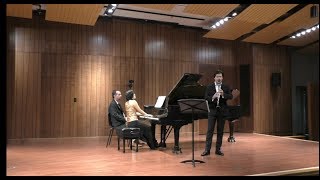 ShtrykovTanaka Duo  POULENC Clarinet Sonata [upl. by Aguayo971]