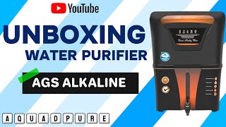 AQUA D PURE Copper  Alkaline RO Water Purifier 12L ROUVUF Copper Unboxing and installation videos [upl. by Sirkin203]