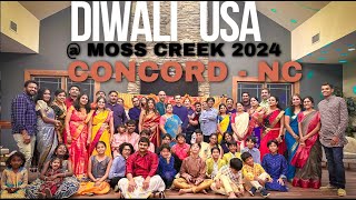 DIWALI 🎇🎇🎆🎆 Celebration🤩🤩🤩 USA 🇺🇸  NC  Concord  Moss Creek2024 🎹🎤🥘🫕❤️❤️ [upl. by Fina]