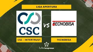 Tecnobisa sale victorioso del festival de goles frente a CSC Intertrust [upl. by Sedgewake]