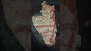 Pan Frying pork chop asmrsounds shortvideo asmrfood asmrvideo foodlover cookingchannel viral [upl. by Lyrehs69]