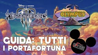 Kingdom Hearts 3  Guida ai portafortuna MONTE OLIMPO  OLYMPUS [upl. by Angrist]