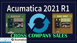 Acumatica 2021 R1  Intercompany  Cross Company Sales [upl. by Egdamlat]