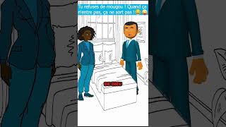 Tu refuses de mougou  viralvideos funnyvideo animation comedia anime [upl. by Giarla]