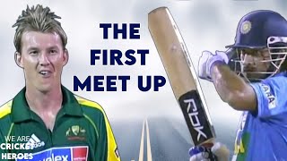 Young Dhoni Meeting Dangerous Australian Bowlers for the First Time  Can Msd save India [upl. by Ayahs]