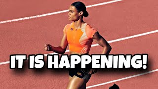 Sydney McLaughlin Levrone in 200400m Special Races  Brussels Diamond League 2024 [upl. by Terena319]