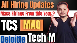 TCS NQT  Deloitte OTN  Tech Mahindra  MAQ  ZS Hiring Updates  TCS NQT Admit Card  TCS 2024 [upl. by Bauer]