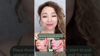 VERY EFFECTIVE EXERCISE TO LIFT SAGGING JOWLS  faceyoga facemassage antiaging [upl. by Gris]