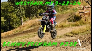 Benny Peckham 208 Sending it at West Fair MX 92824 [upl. by Evette535]