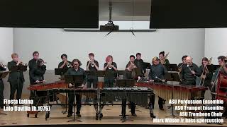 Angelo State University Percussion Ensemble  Fiesta Latina [upl. by Ilse]