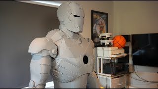 I 3D Printed a Full Sized Iron Man Mk2 Statue [upl. by Tuttle]