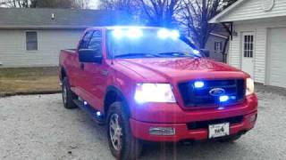 Ford F150 Firefighters pov blue lights [upl. by Shirk258]