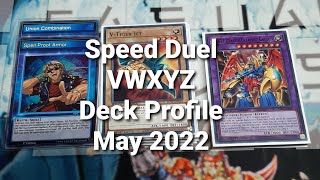 Speed Duel VWXYZ Deck Profile May 2022 [upl. by Eelarat]