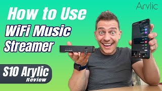 How to Use Wireless Music Streamer Arylic S10  Setup amp Review 2022 [upl. by Turley674]