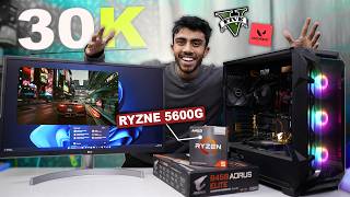 30000rs PC Build With Ryzen 5 5600G 🤩 Hard Gaming amp Editing Test Best Budget PC⚡️Antec [upl. by Attoynek]