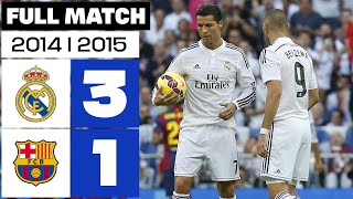 Real Madrid vs FC Barcelona 31 20142015 PARTIDO COMPLETO [upl. by Aibat]