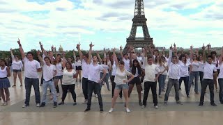 Glee Flash Mob  Paris 7  2013 Official Video [upl. by Murton]