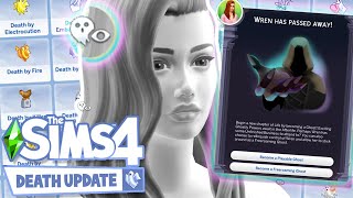 HUGE FREE DEATH UPDATE Base Game Update  The Sims 4 [upl. by Gyasi]