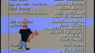 Johnny Bravo Season 1 1997 UK Credits YouTube [upl. by Htebazila]