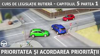 Curs de legislație rutieră  Cap 5 Part 1  Prioritatea și acordarea priorității [upl. by Rekrap862]