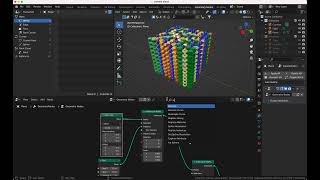 Tutorial Geometry nodes animation with 4 instances [upl. by Chrystel498]