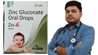 Zn 20 Drops  Zinc Gluconate Oral Drops Zn 20 Drops Benefits Zn 20 DropsUses in Hindizinc [upl. by Atikel]