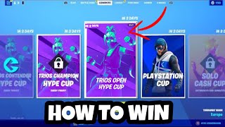 How To WIN The TRIOS OPEN HYPE CUP GET TOP 1  1000 HYPE [upl. by Anilasor]