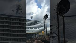 Silver Dawn departs Port of Colon cruise silverdawn silversea panama silverseacruises [upl. by Eltsyrk142]