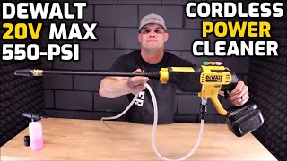 DeWALT 20V MAX 550PSI Cordless Power Cleaner [upl. by Evey]