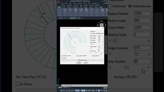 Draw Spiral Stairs in AutoCAD with YQArch [upl. by Arawaj]