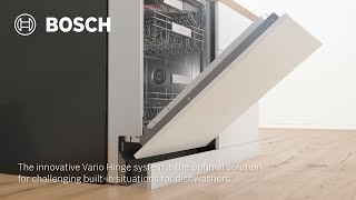 BOSCH VarioHinge Fully Integrated Dishwasher [upl. by Nikral137]