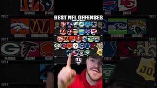 Best Offenses in the NFL Today Tier List nfl nflfootball nflpicks nflnews nflhighlights [upl. by Ellicul]