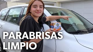 Cómo LIMPIAR el PARABRISAS con Bicarbonato de Sodio 🚘💦 [upl. by Nnywg510]