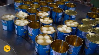 Ultimate Huge Rasgulla Making At Mega Factory Crave Eatables l Bhavnagar Street Food [upl. by Carlos]