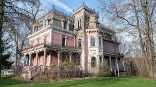 Abandoned 1860s Pink Victorian Mansion  Found Room for Underground Railroad [upl. by Sauder199]