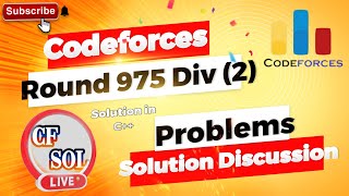 Codeforces Round 975 Div2 LIVE SOLUTION Discussion Room LIVE [upl. by Mandelbaum]