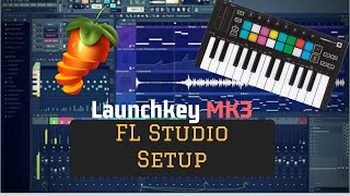 Novation Launchkey Mini MK3 FL Studio Setup Tutorial 2020 [upl. by Jeu]