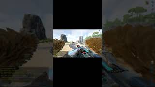 Ark trying to pvp admin with minigun [upl. by Wilmette]