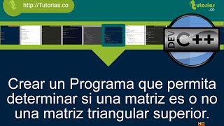 arrays  visual C triangular superior de una matriz [upl. by Aicnarf]