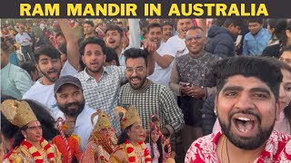 RAM MANDIR CELEBRATION IN AUSTRALIA [upl. by Llerut316]