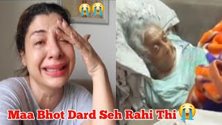 Sambhavna Seth Ka RoRokar Bura Haal 😭 Maa Bhot Dard Me Thi 😭 Sambhavna Seth Entertainment [upl. by Ailito]