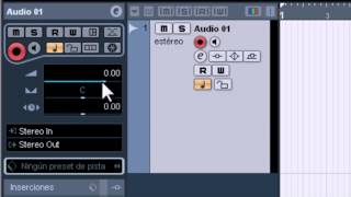 Tutorial Cubase 5  01 Primeros Pasos [upl. by Ahsinnod]