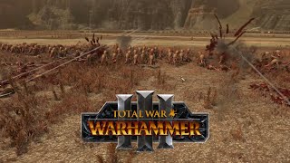 How Fast 20 Helblaster Volley Guns Can Take Down 1 Skavenslave in Total War Warhammer 3 [upl. by Winstonn]