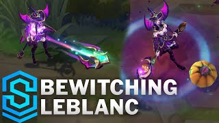 Bewitching LeBlanc Skin Spotlight  PreRelease  PBE Preview  League of Legends [upl. by Azmah]