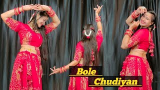 Bole Chudiyan Dance Video  K3G  Wedding Dance Video  Bollywood songs Dance Videos Babita shera27 [upl. by Hakeber]