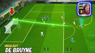 His kicking power  win his lofted pass  win  highlight de bruyne better than all his old cards [upl. by Hildy]