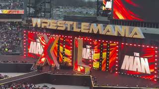 Wrestlemania 40 becky lynch and rhea ripley entrance [upl. by Aymer]