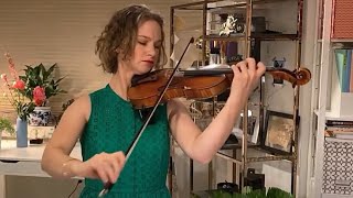 J S Bach Partita No 3 for Solo Violin BWV 1006  Hilary Hahn [upl. by Atela]